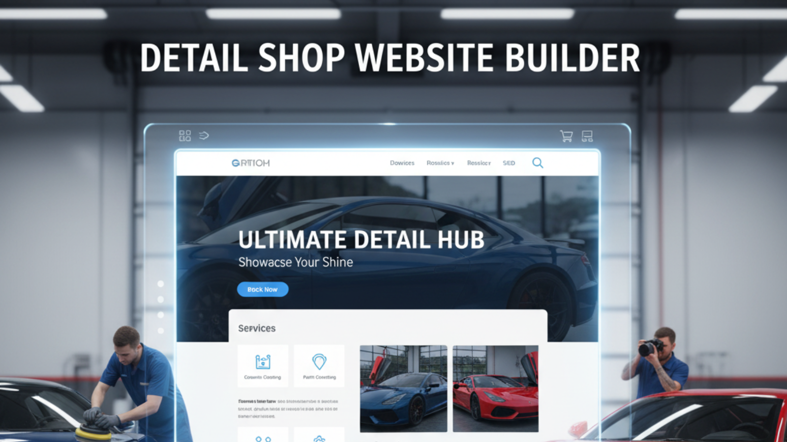 detail shop website builder