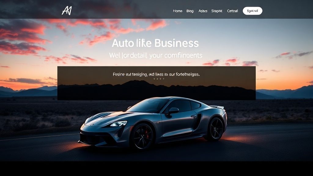 Designing a High-Converting Website for Auto Detailing Businesses in the USA